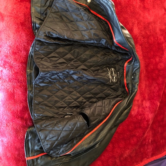 Real black leather coat/jacket - Picture 3 of 4